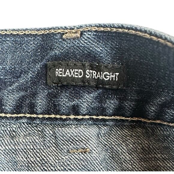 Calvin Klein Easy Fit Relaxed Straight Dark Wash Denim Jeans Men’s Size 36x30 - Picture 4 of 9